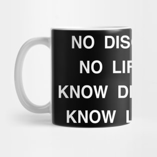 No disco no life Mug